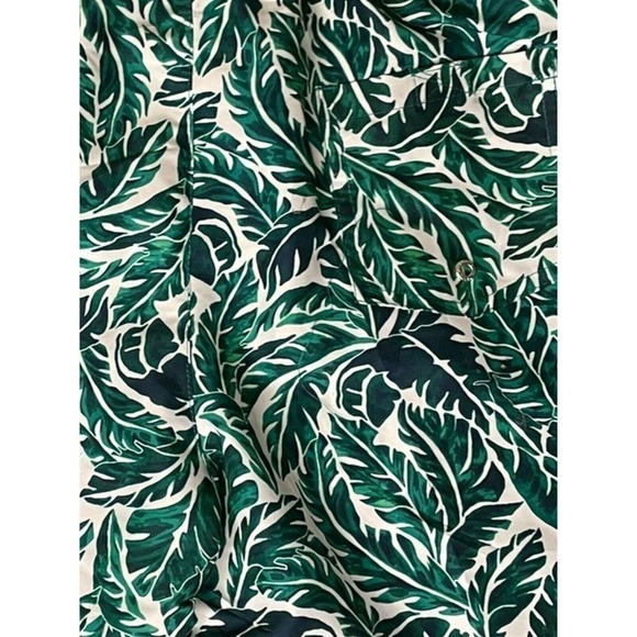 SwimZip UPF 50+ NEW Green Leaf Swim Trunks Men’s Size Large Sun Protection - Picture 3 of 10